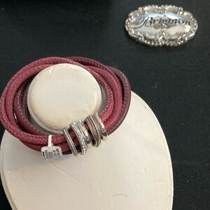 Brighton leather magnetic closure bracelet